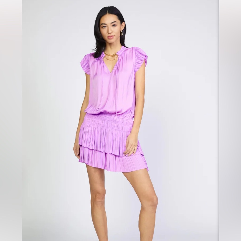 Current Air ZOEY PLEATED MINI DRESS